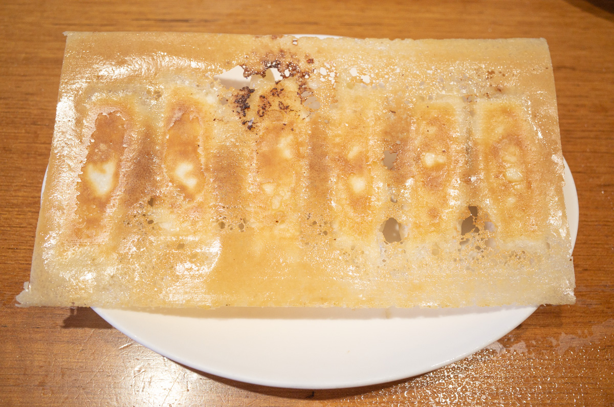 虾肉锅贴