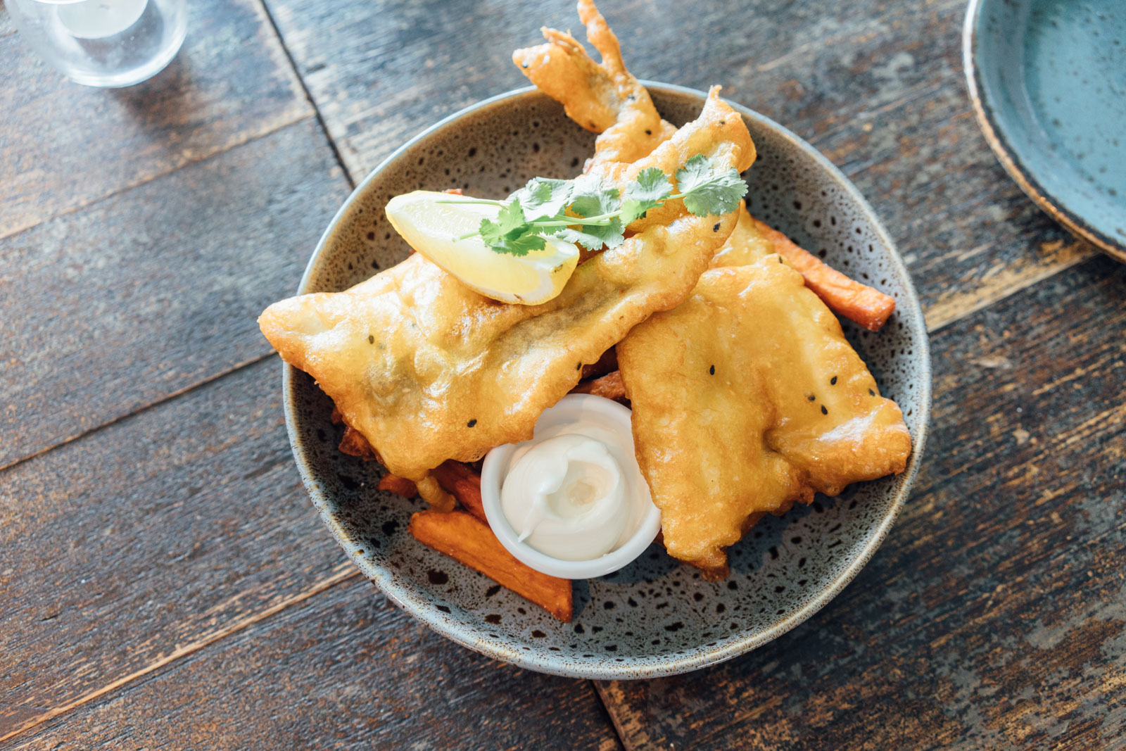 Tempura whiting & Sweet potato chips