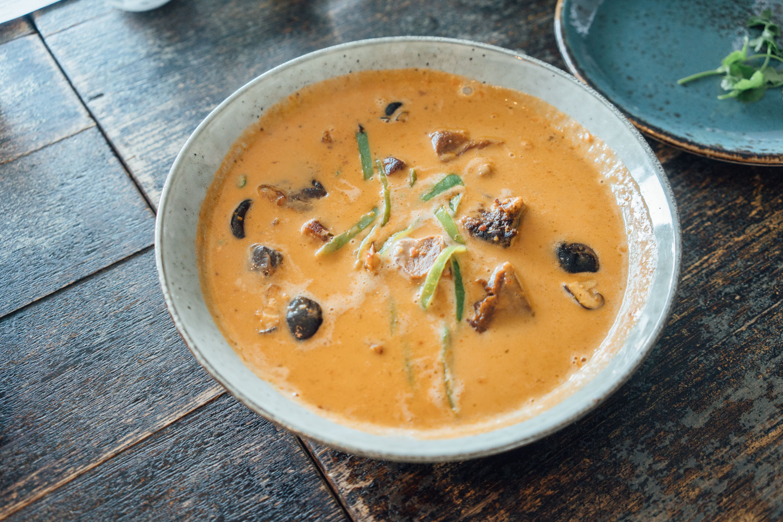 Braised Beef Cheek, Thai red curry