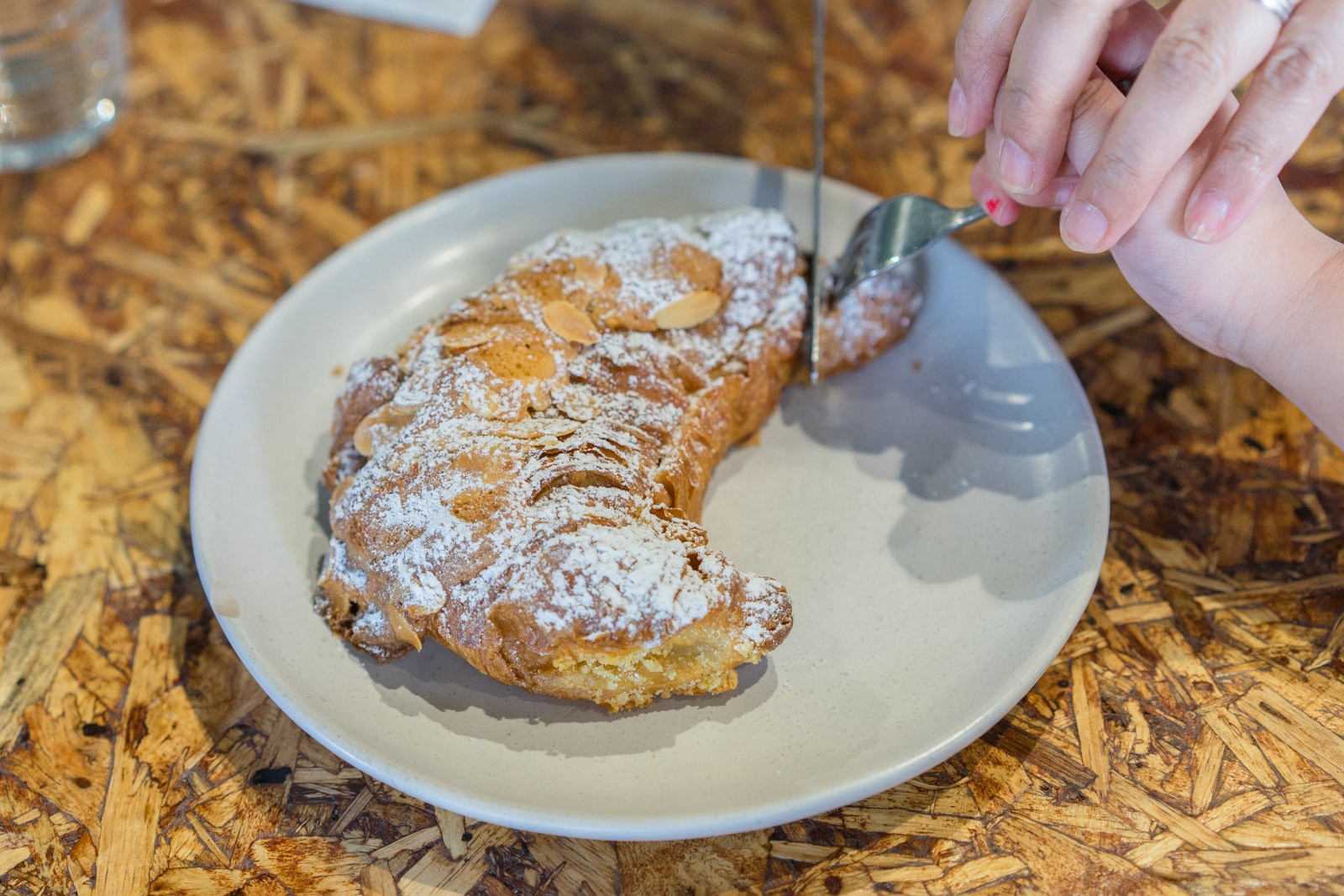 Almond croissant